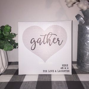 8.5x8.5in wall canvas art